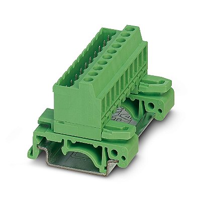 UMSTBVK 2,5/13-G-5,08 CONECTOR PARA TRILHO DE FIXAÇÃO VERDE 1788224 PHOENIX CONTACT