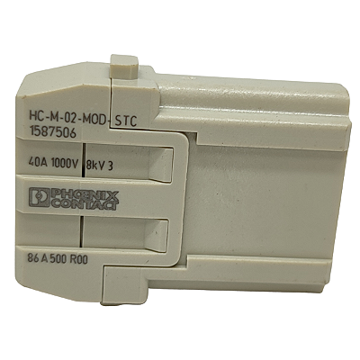 HC-M-02-MOD-STC MÓDULO DE CONTATO FÊMEA/MACHO CONEXÃO PARA CRIMP 1587506 PHOENIX CONTACT
