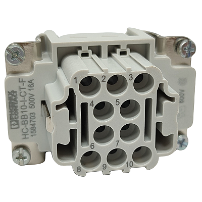 HC-BB10-I-CT-F INSERTO DE CONTATO CONEXÃO PARA CRIMP 1584703 PHOENIX CONTACT