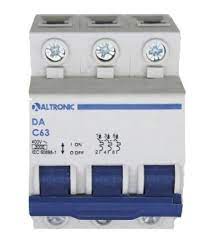 DA3-C3020 MINIDISJUNTOR TRIPOLAR CURVA C 3KA 20A ALTRONIC