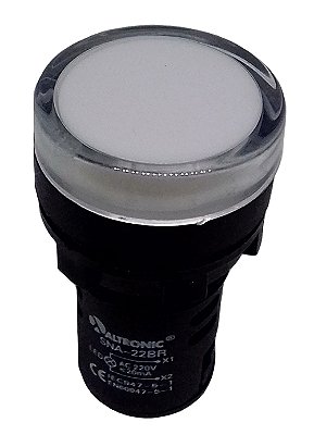 SNA-22BR SINALEIRO LED 22MM 220V BRANCO ALTRONIC