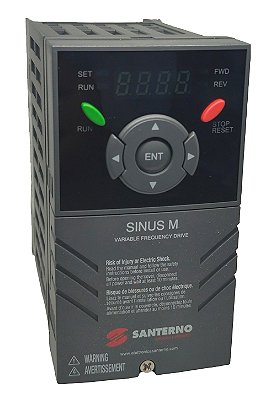 SINUS M 0001 4T BA2K2 INVERSOR DE FREQUÊNCIA 0,5CV (1,25A) TRIFÁSICO 380-460V ZZ0073032 SANTERNO