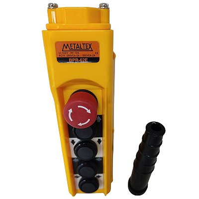 BPR-62E BOTOEIRA PONTE ROLANTE 2 EIXOS COM EMERGÊNCIA I12298 METALTEX