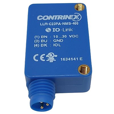LLR-C23PA-NMS-400 SENSOR FOTOELÉTRICO RANGE 0 À 30000MM SAÍDA M8 3P 10 À 30VDC 620-600-127 CONTRINEX