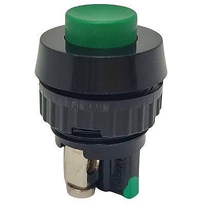 BI101/05 BOTÃO 15MM REDONDO PRETO COM PINO VERDE 1NA 11500105 SCHMERSAL