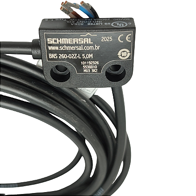 BNS 260-02Z-L 5,0M SENSOR MAGNÉTICO DE SEGURANÇA 11930292 SCHMERSAL