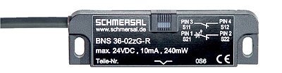 BNS 36-02/01Z-L 5M SENSOR MAGNÉTICO DE SEGURANÇA COM CABO DE 5M 11960203 SCHMERSAL