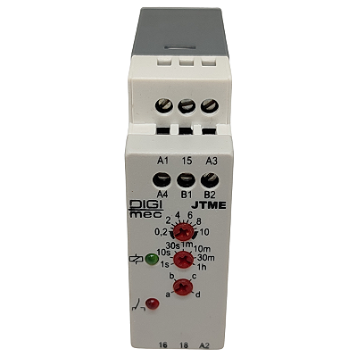 JTME TEMPORIZADOR MULTIESCALA E MULTIFUNÇÃO 110/220VCA + 24VCA/VCC DIGIMEC