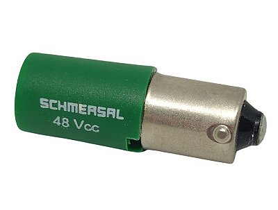 S1LS/15 48VCC BA9S SINALIZADOR 1 LED SMD ALTO BRILHO VERDE 19177115 SCHMERSAL