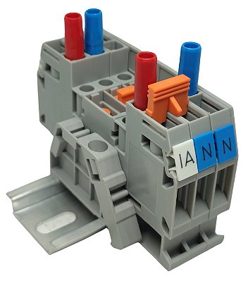 CWBAN-1TC-N BLOCO DE AFERIÇÃO PARA 1TC COM NEUTRO CONNECTWELL