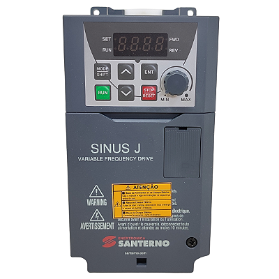 SINUS J 0002 4T BA2K2 INVERSOR DE FREQUENCIA TRIFÁSICO 380-480V ZZ0173008 SANTERNO