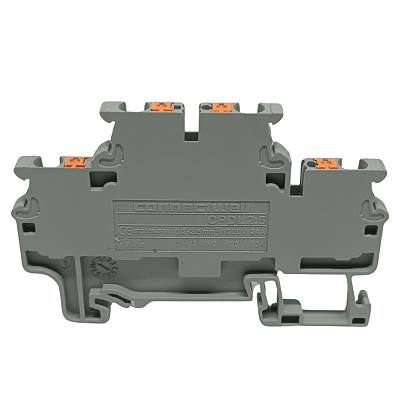 CPDL2.5 CONECTOR DUPLO 2,5MM² PUSH-IN CONNECTWELL