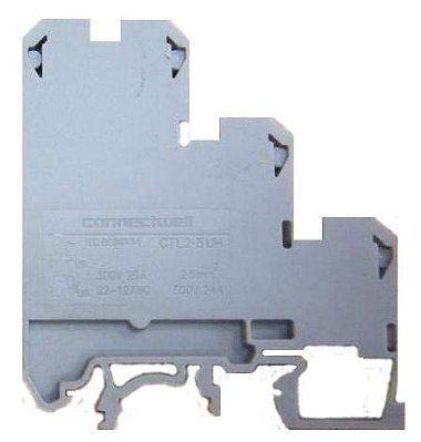 CTL2.5UH CONECTOR (BORNE) TRIPLO 2.5MM² COM 4 TERMINAIS CONNECTWELL