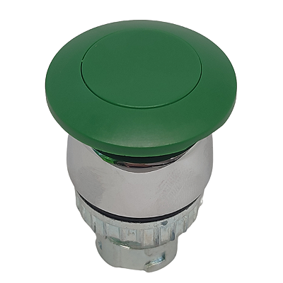 CZ236/05 BOTÃO 022 COGUMELO 036 ZAMAK CROMADO VERDE 13002105 SCHMERSAL