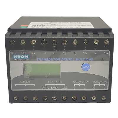 MULT-K 05 MULTIMEDIDOR DE ENERGIA 85-265VCA /100-375VCC Z021815511200 KRON MEDIDORES