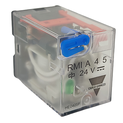 RMIA4524VDC RELÉ MINI-INDUSTRIAL 4 INVERSORES 5A 24V DC CARLO GAVAZZI