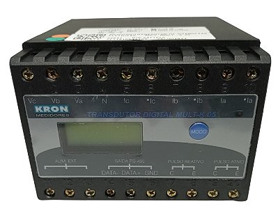 MULT-K 05 5A 500V 120/220V MULTIMEDIDOR DE ENERGIA Z021815511100 KRON MEDIDORES