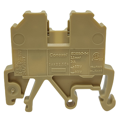 SAKD 2.5 EN PA BORNE CONECTOR DE PASSAGEM BEGE C021556.0100 WEIDMULLER
