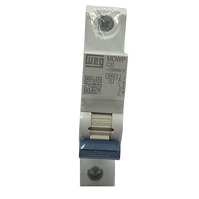 MDWP-C32-1 MINI DISJUNTOR CURVA C UNIPOLAR 32A 15265689 WEG