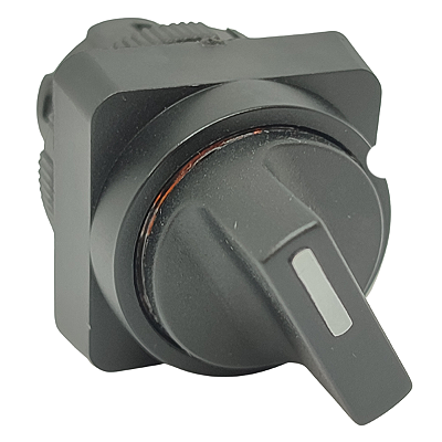 ACPQ260/01 COMUTADOR 022 CURTO 2 TRAVAS DEFASADO QUADRADO PRETO 13083101 SCHMERSAL