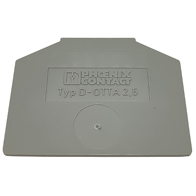 D-OTTA 2,5 TAMPA TERMINAL PARA BORNE CONECTOR DE PASSAGEM 0790569 PHOENIX CONTACT