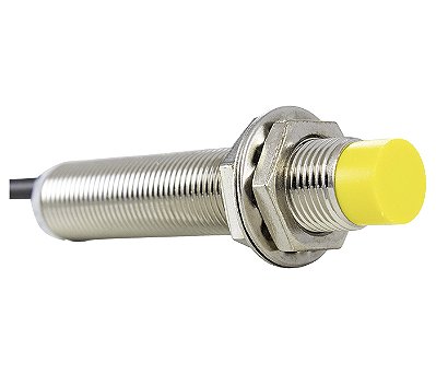 I12-4-CNC SENSOR INDUTIVO NÃO FACEADO M12 4MM NPN 4 FIOS 1NA + 1NF I27830 METALTEX