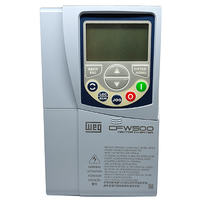 CFW500B16P0T2DB20G2 INVERSOR DE FREQUÊNCIA 200-240V TRIFÁSICO IP20 15575202 WEG
