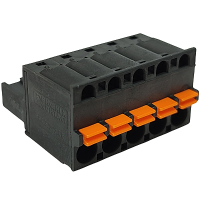 FKC 2,5/ 5-ST-5,08 BK CONECTOR PARA PLACA DE CIRCUITO IMPRESSO 1936306 PHOENIX CONTACT