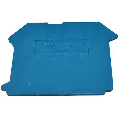 D-UK 5-TWIN BU TAMPA TERMINAL PARA BORNE CONECTOR DE PASSAGEM AZUL 1923050 PHOENIX CONTACT