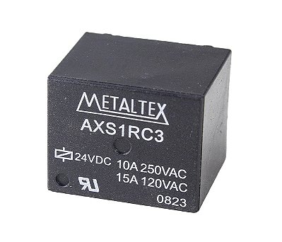 AX1RC3 RELÉ 1 CONTATO REVERSÍVEL 15A BOBINA 24VCC I12492 METÁLTEX