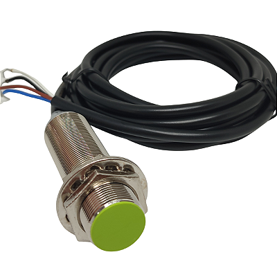I18-5-CPC SENSOR INDUTIVO FACEADO M18 5MM PNP 4 FIOS 1NA+1NF I27838 METALTEX