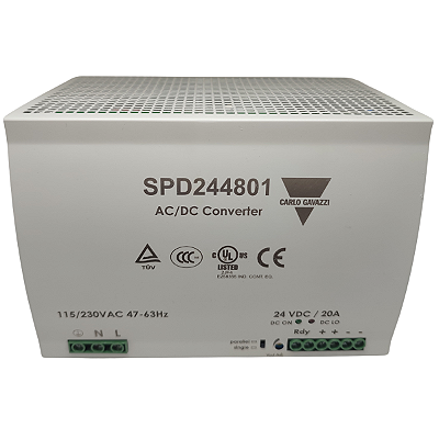 SPD24-4801 FONTE DE ALIMENTAÇÃO 24V 20A 480W CARLO GAVAZZI