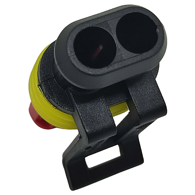 282080-1 CA CONECTOR FÊMEA 2P AMP 2 VIAS TE CONNECTIVITY