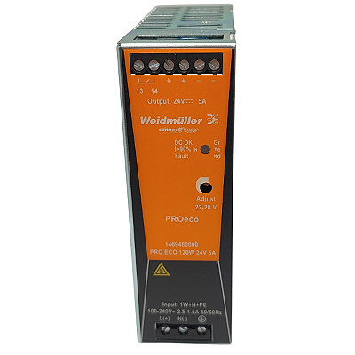 PRO ECO 120W 24V FONTE DE ALIMENTAÇÃO CHAVEADA 5A 1469480000 WEIDMULLER