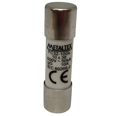 FC32-10GL FUSÍVEL CILINDRICO 10X38MM 10A GL/GG I23420 METALTEX