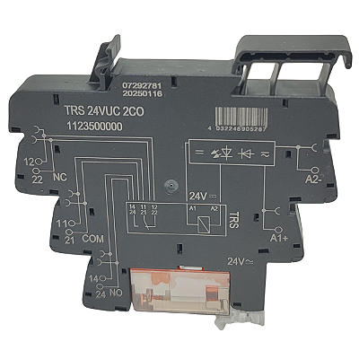 TRS 24VUC 2CO ACOPLADOR À RELÉ 24V 8A 1123500000 WEIDMULLER