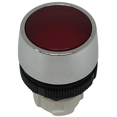 V222/13 SINALEIRO 022 FACEADO CROMADO VERMELHO 17230213 SCHMERSAL