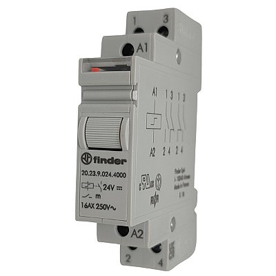 20.23.9.024.4000 RELÉ DE IMPULSO MODULAR 1NA + 1NF 24VDC FINDER