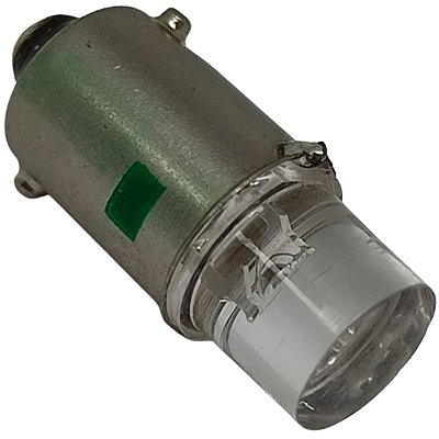 L1-2-G LED VERDE BA9S 220VCA/CC METALTEX