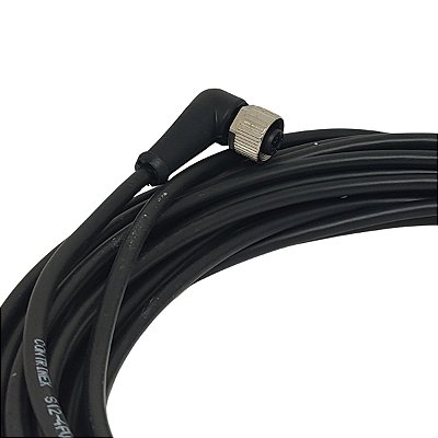 S12-4FVW-100 CABO CONECTOR M12 4P ANGULAR 10M PVC 623-100-049 CONTRINEX