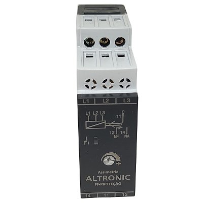 1FF01 MC 220/380VCA RELÉ DE FALTA FASE SEM NEUTRO ALTRONIC