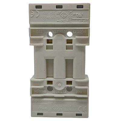 770-099/K000-0009 CONECTOR 3 VIAS (770-223 + 770-233) 25A PARA CABOS ATÉ 4MM² WAGO