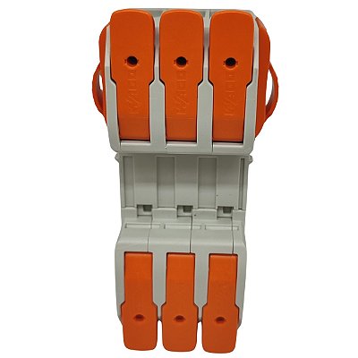 832-099/000-002 CONECTOR 3 VIAS (832-1103/037-000 + 832-1203) 76A PARA CABO ATÉ 25MM² WAGO
