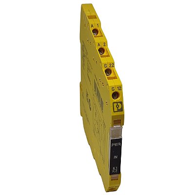 PSR-MS60-2NO-24DC-SC RELÉ DE SEGURANÇA PARA PARAGEM DE EMERGÊNCIA 24 V DC 2904958 PHOENIX CONTACT