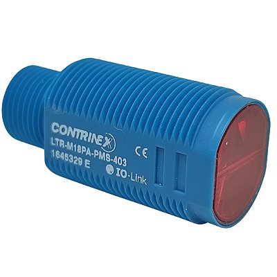 LTR-M18PA-PMS-403 SENSOR FOTOELETRICO DIFUSO M18 PNP NA SAIDA M12 4P 620-600-174 CONTRINEX