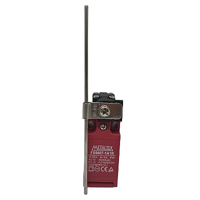 FS9607-1A1B CHAVE FIM DE CURSO PLÁSTICA ATUADOR FIO 1NA+1NF AÇÃO RÁPIDA I28487 METALTEX