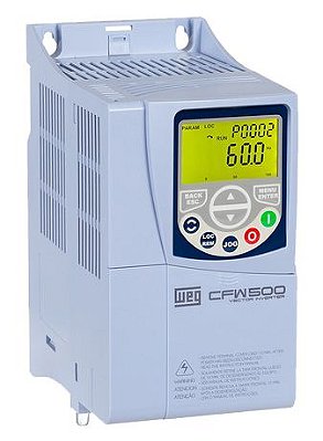 CFW500B10P0B2DB20 INVERSOR DE FREQUÊNCIA MONOFÁSICO/TRIFÁSICO 3CV 10A 220V WEG 11895067