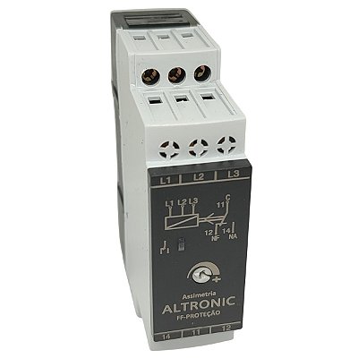FFS-01 MC RELÉ DE FALTA DE FASE SEM NEUTRO ASSIMETRIA DE 15 A 30% 1SPDT ALTRONIC