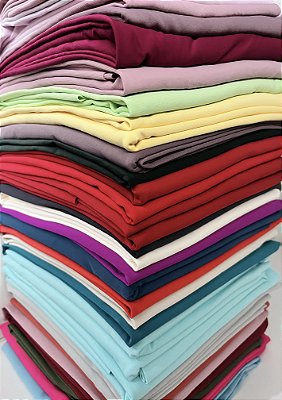 Poliamida Lisa Retalhos (intermediária) para Moda Praia - Pcte c/ 5 kg