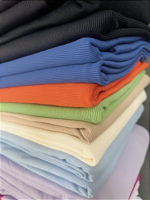 Suplex Canelado Retalhos - Pcte c/ 5 kg